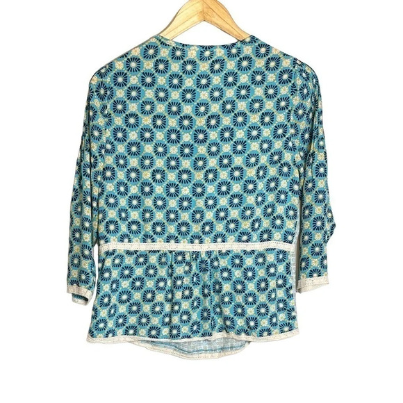 Matilda Jane | Kaleidoscope Peasant Top Hello Lovely Peasant Floral EUC - Picture 5 of 7